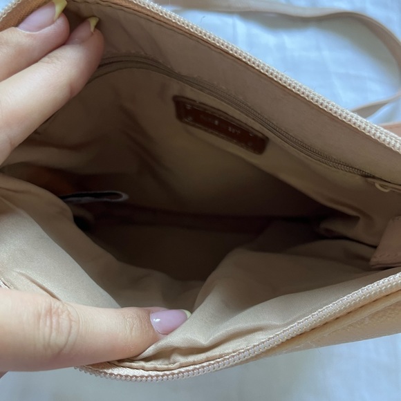 Pink/nude Nine west over the shoulder purse - Picture 3 of 4